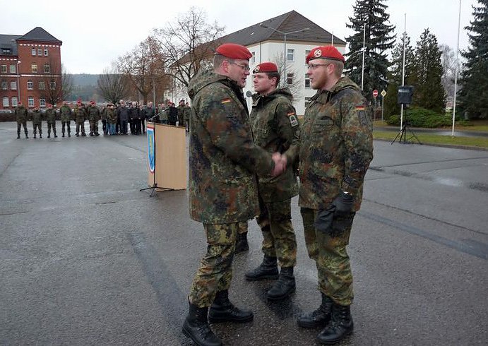 Bataillonsappell zum Jahresende