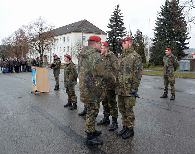 Bataillonsappell zum Jahresende