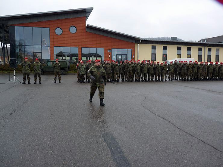 Bataillonsappell zum Jahresende