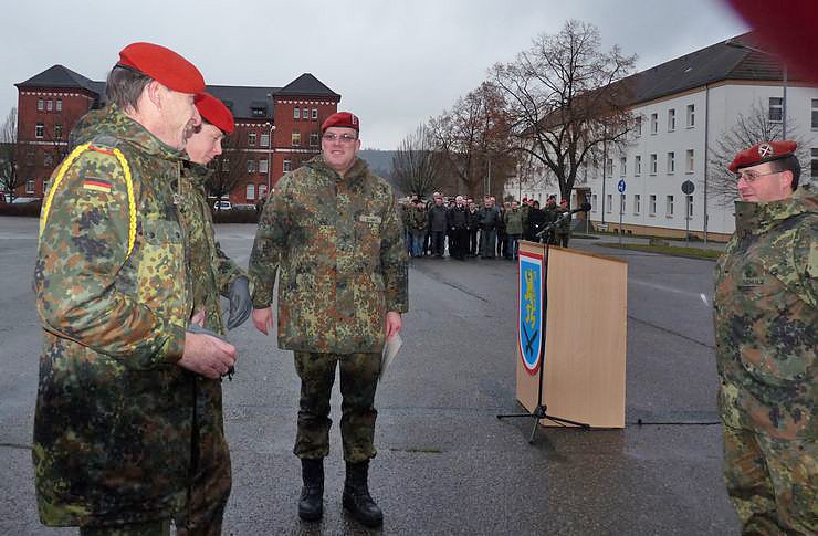 Bataillonsappell zum Jahresende