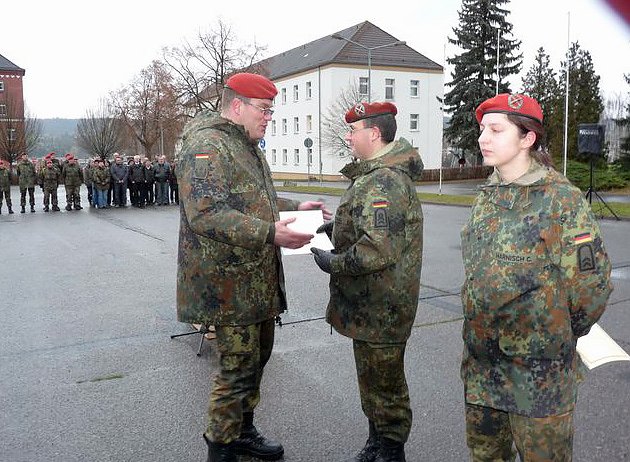 Bataillonsappell zum Jahresende