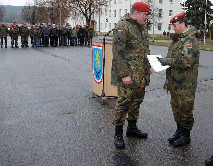 Bataillonsappell zum Jahresende