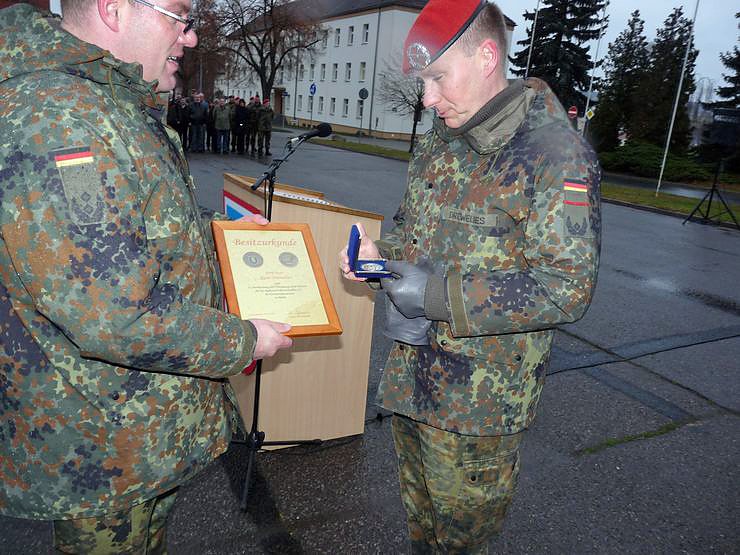 Bataillonsappell zum Jahresende