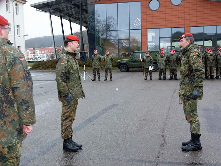 Bataillonsappell zum Jahresende