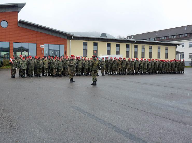 Bataillonsappell zum Jahresende