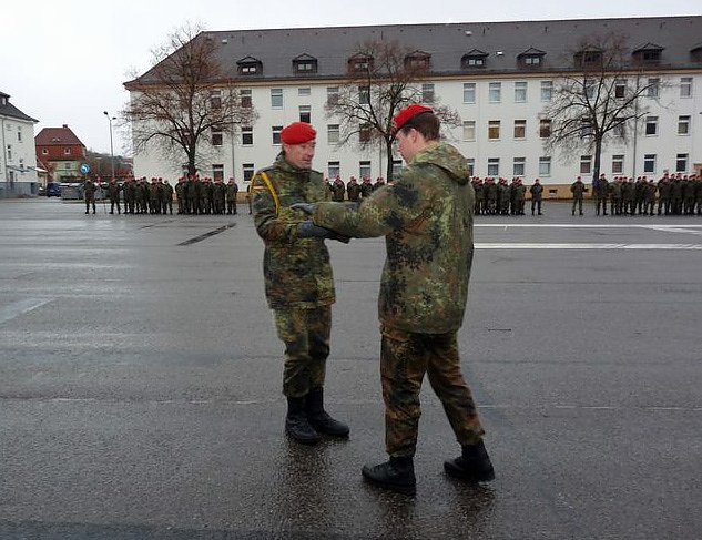 Bataillonsappell zum Jahresende