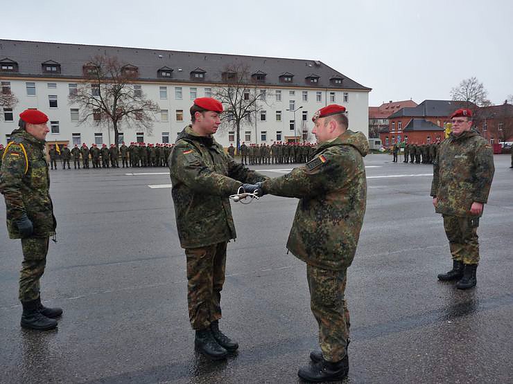Bataillonsappell zum Jahresende