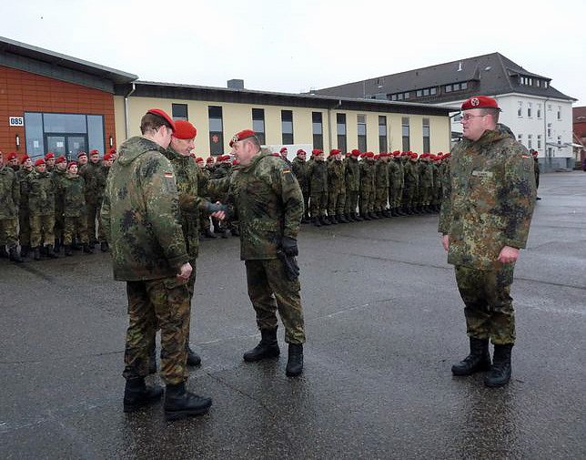 Bataillonsappell zum Jahresende