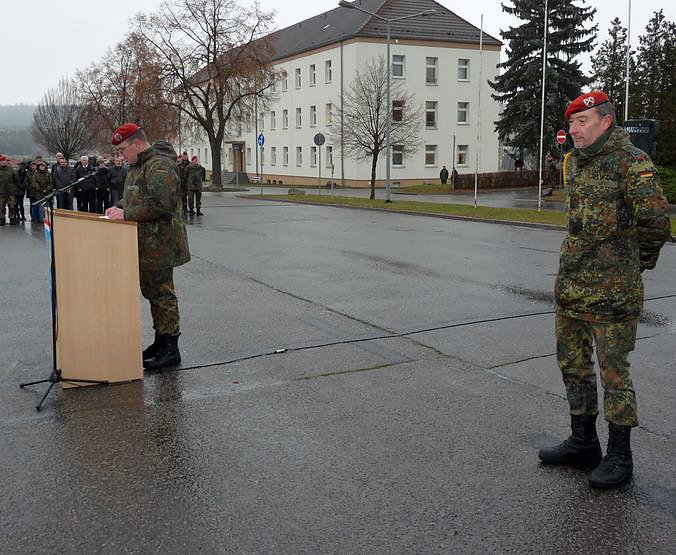 Bataillonsappell zum Jahresende