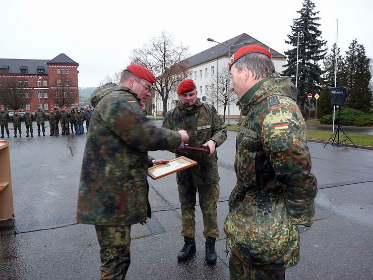 Bataillonsappell zum Jahresende