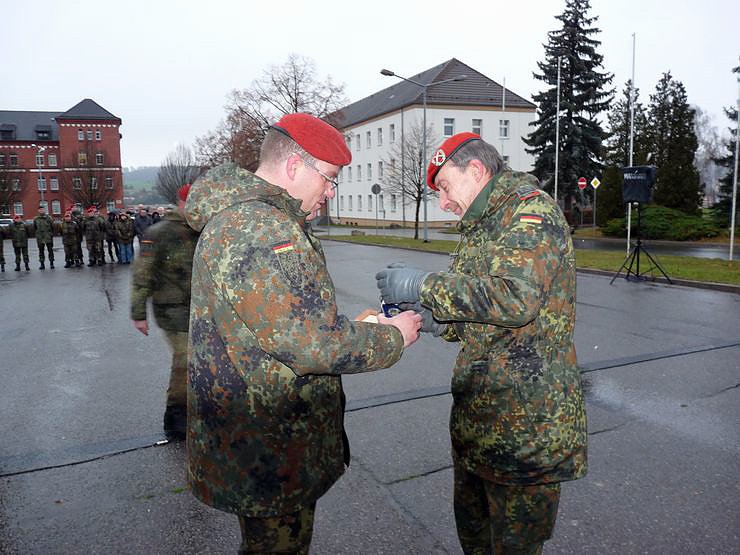 Bataillonsappell zum Jahresende