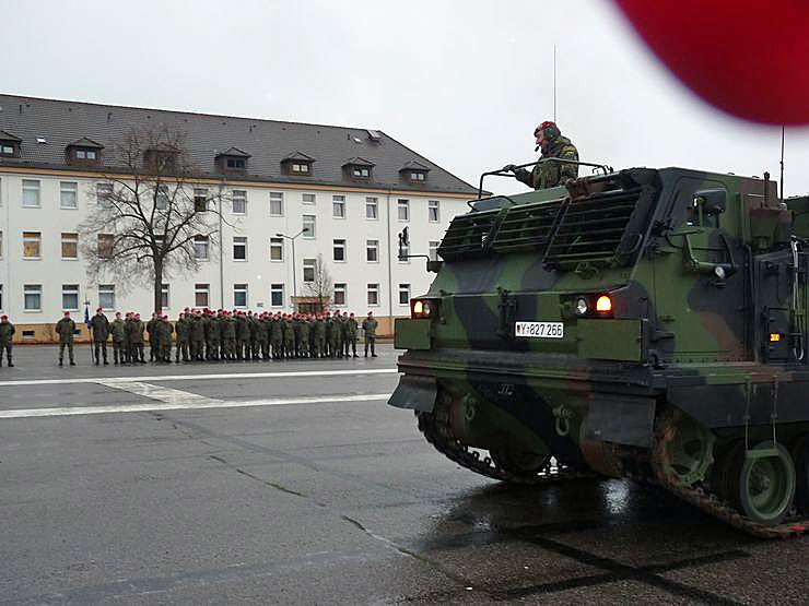 Bataillonsappell zum Jahresende