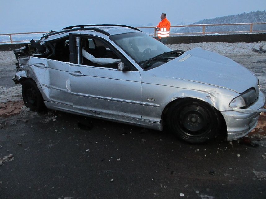 Unfall auf der Autobahn