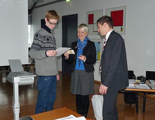 Beim B&ouml;rsenspiel gewonnen