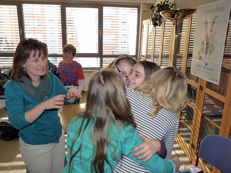 Vorleseheldinnen im Stechen