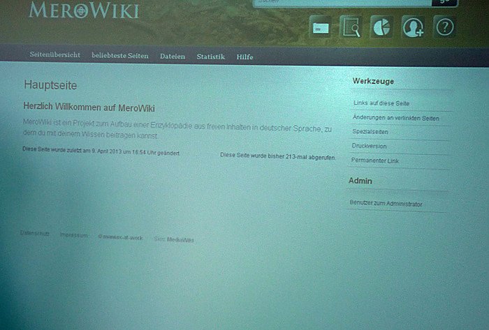 Projekt f&uuml;r den Th&uuml;ringentag 2013 -  MeroWiki