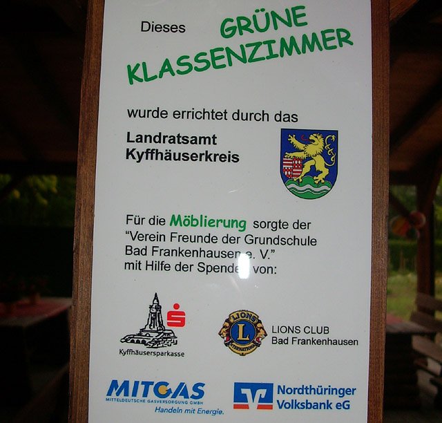 Er&ouml;ffnung gr&uuml;nes Klassenzimmer