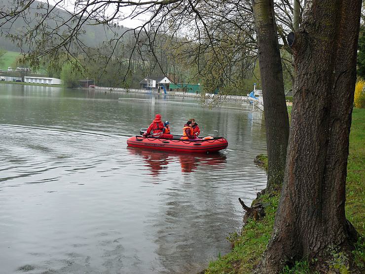 &Uuml;bung auf dem Wasser