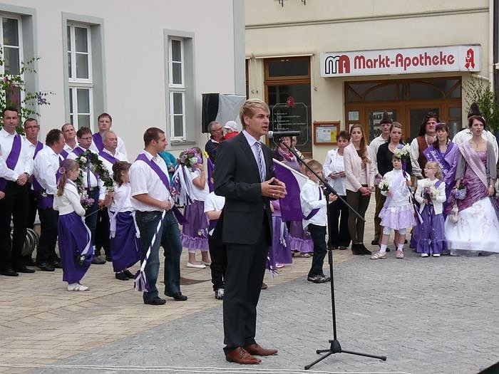 Fliederkrone gesetzt