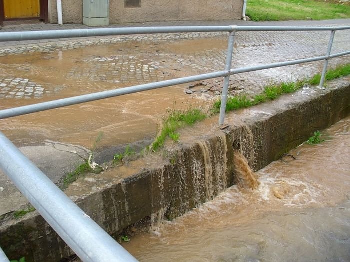 Havarie am Hauptwasserrohr