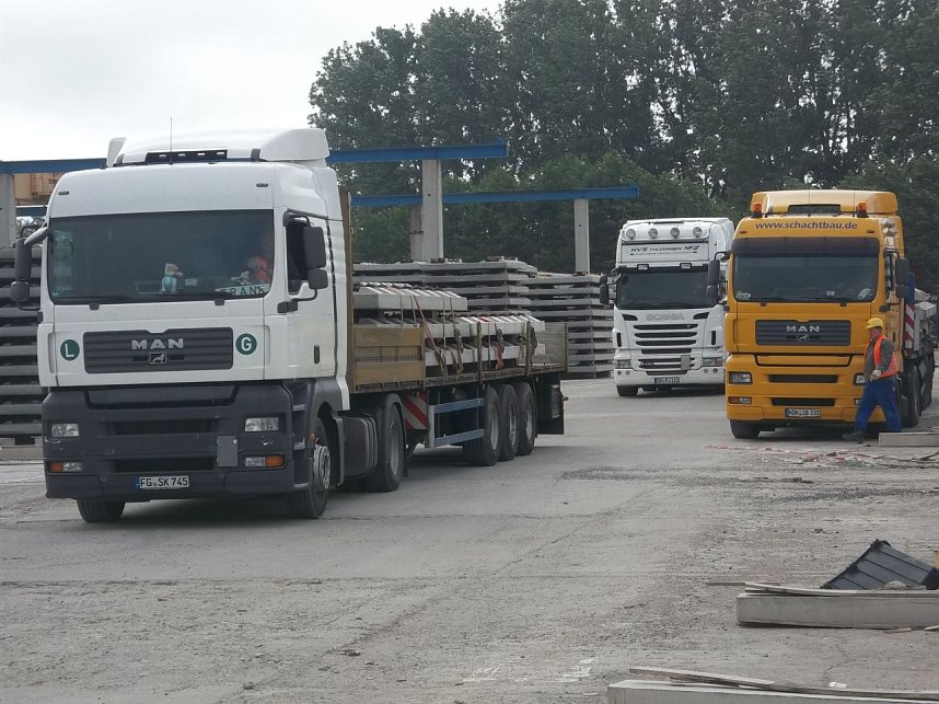 Unterwegs zur "Bahn"