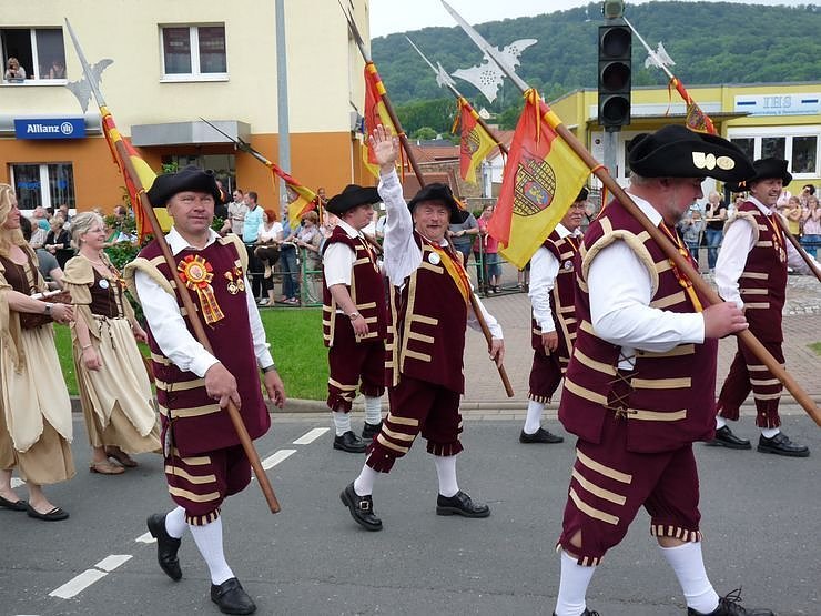 Gro&szlig;er Festumzug zum Th&uuml;ringentag
