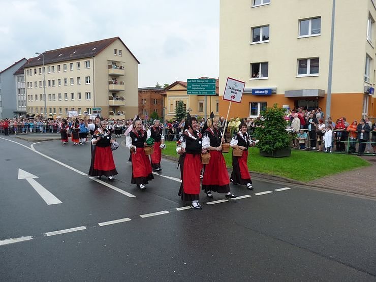 Gro&szlig;er Festumzug zum Th&uuml;ringentag