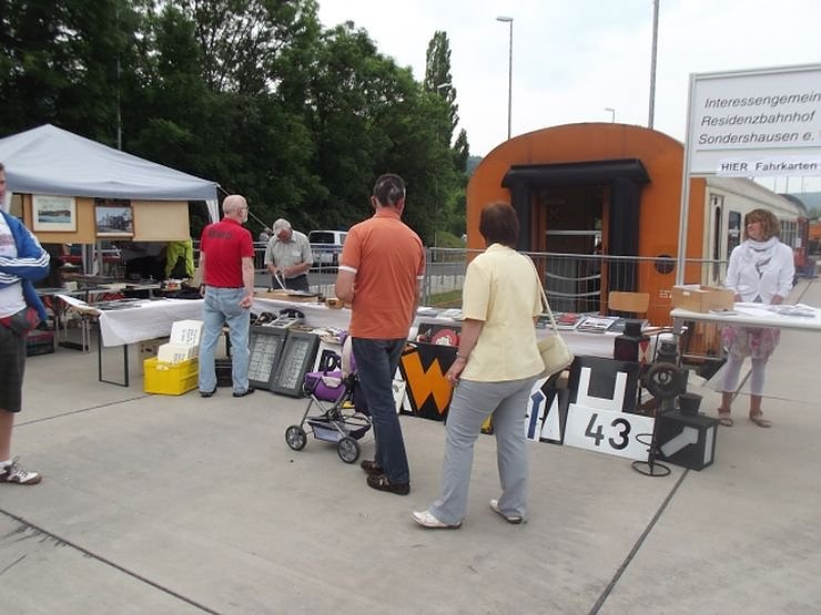 Bahnhofsfest zum Th&uuml;ringentag