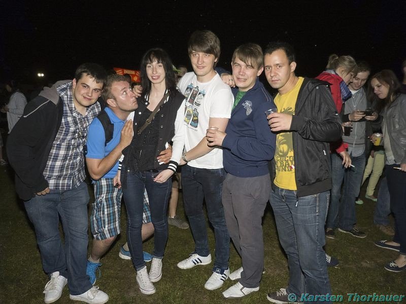 Party an der Schachtstra&szlig;e