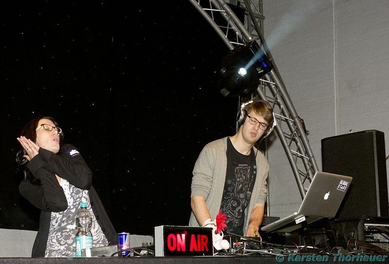 Party an der Schachtstra&szlig;e