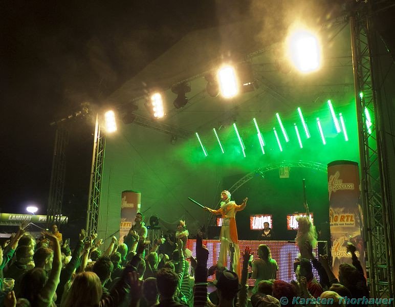 Party an der Schachtstra&szlig;e