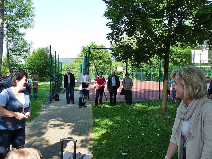 Bolzplatz wird verbessert