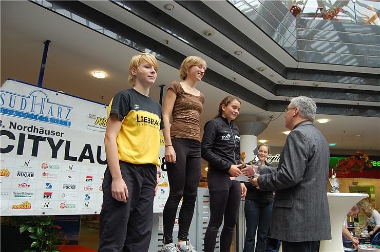 Siegerehrung Citylauf 2008