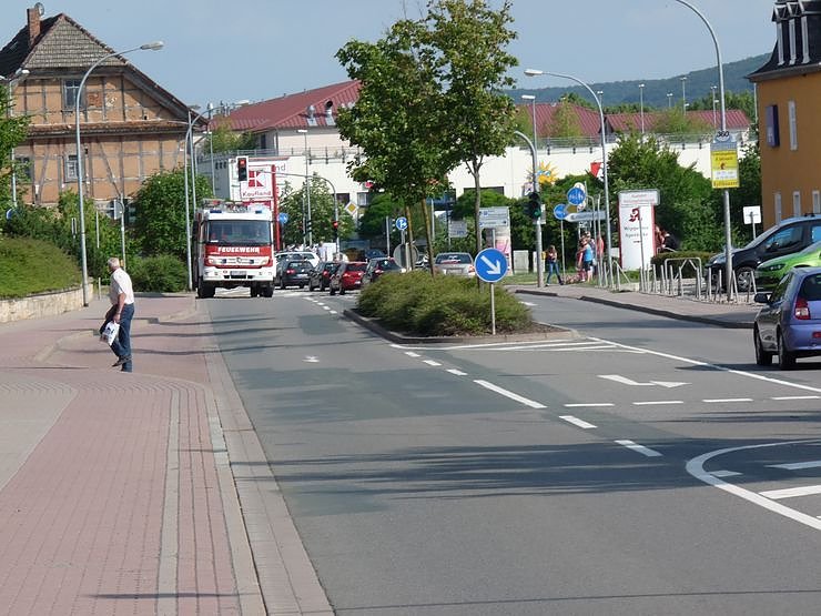 Gro&szlig;einsatz am Krankenhaus