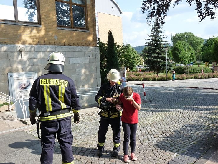 Gro&szlig;einsatz am Krankenhaus