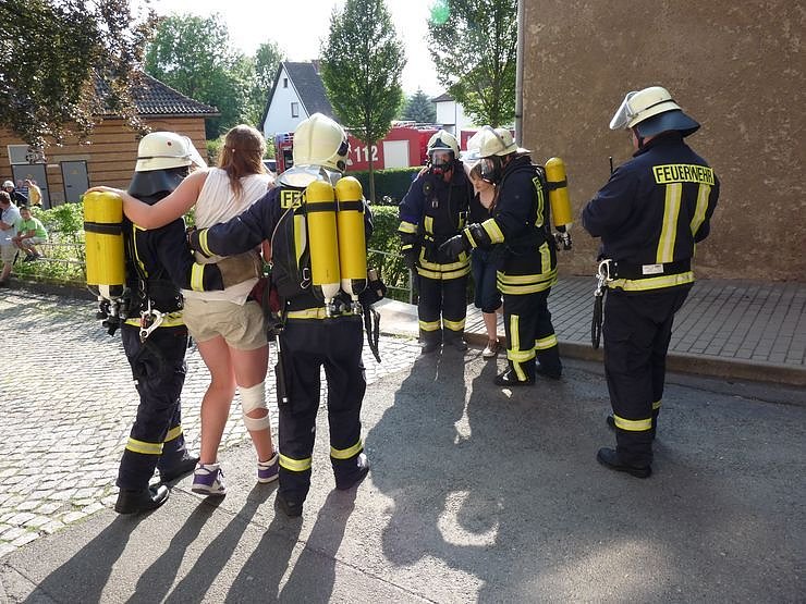 Gro&szlig;einsatz am Krankenhaus