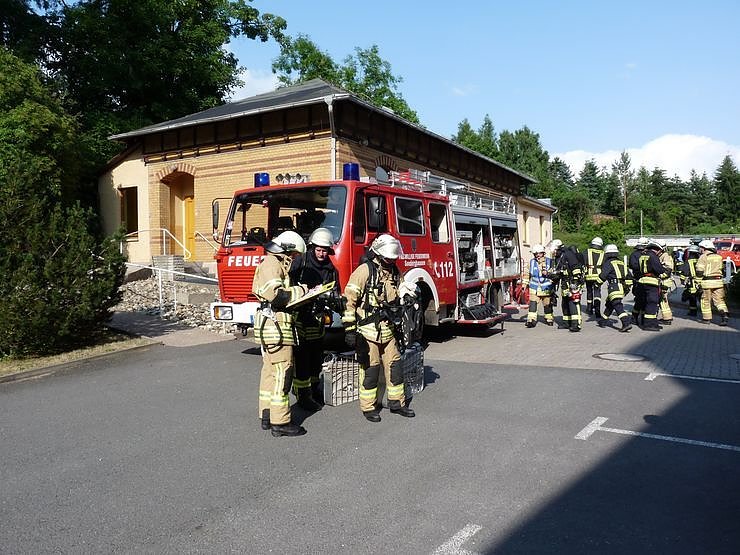 Gro&szlig;einsatz am Krankenhaus