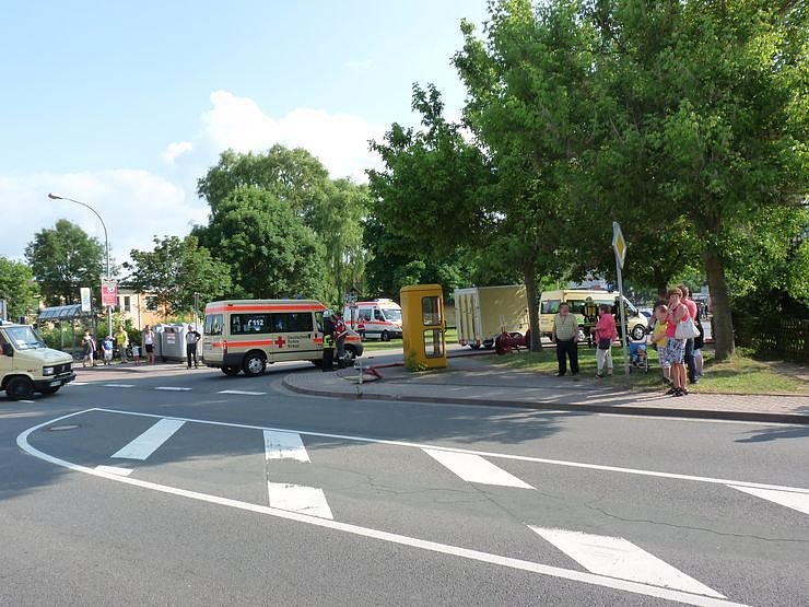 Gro&szlig;einsatz am Krankenhaus