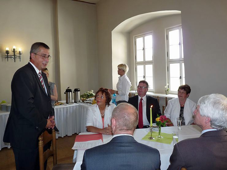 Ministerpr&auml;sidentin in Jugendherberge