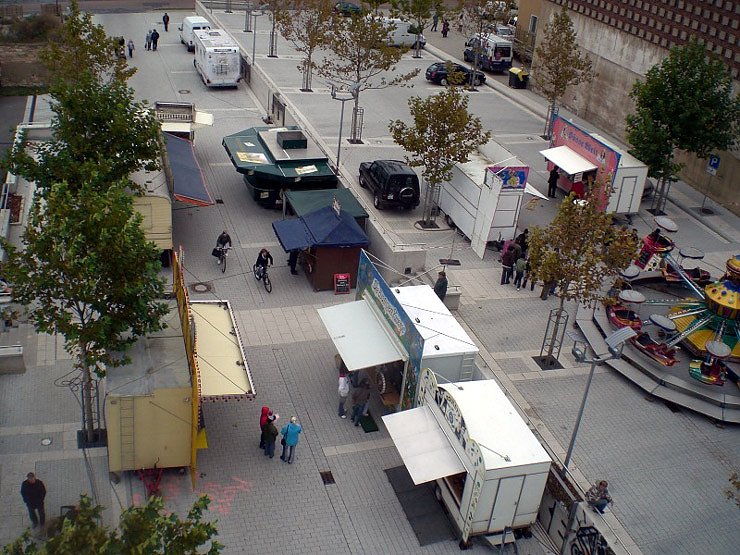 Fahrt mit Riesenrad Artern