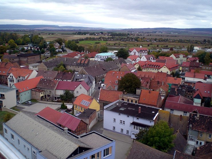 Fahrt mit Riesenrad Artern