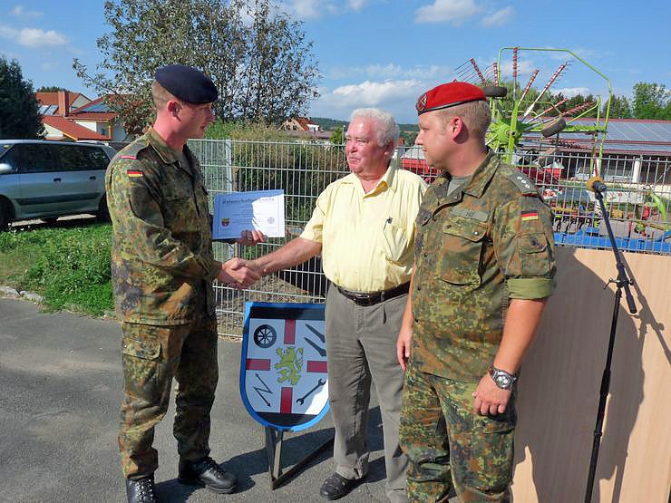 Patenschaft besiegelt