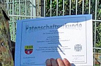 Patenschaft besiegelt