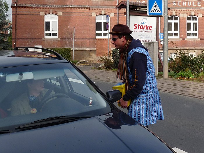 Kirmesburschen unterwegs