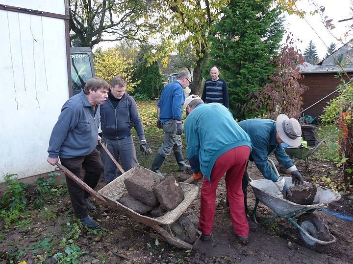 Garten wird behindertengerecht