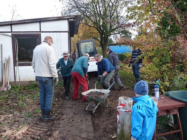 Garten wird behindertengerecht