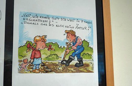 Bitte Zeit mitbringen!