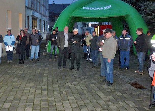 Feierliche Einweihung Erdgasnetz