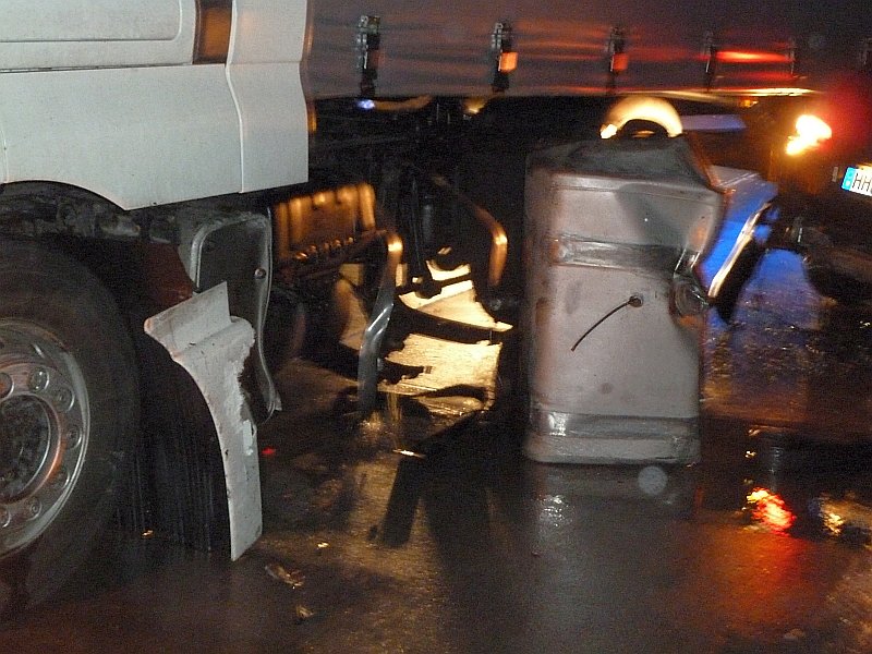 Unfall auf der Autobahn
