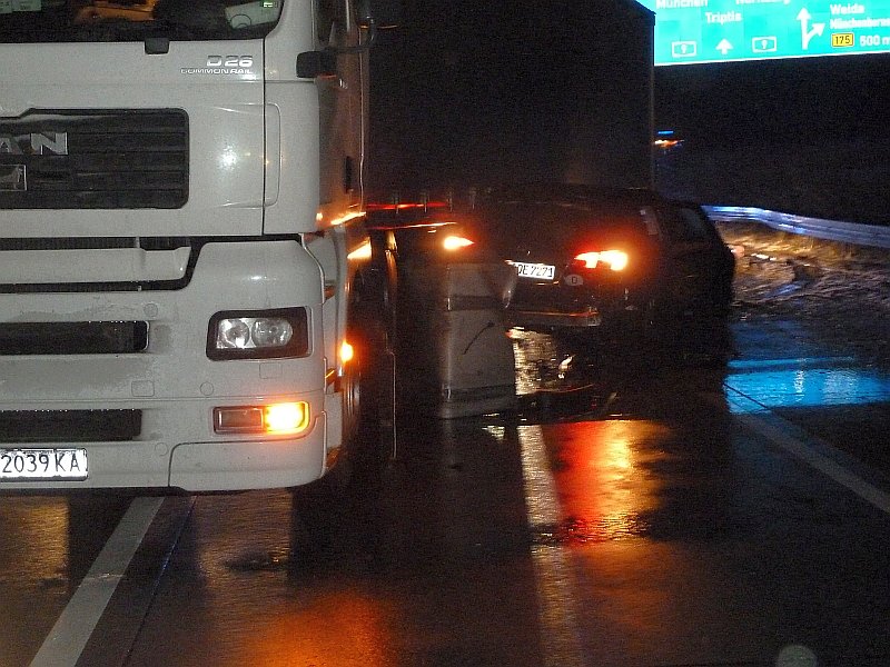 Unfall auf der Autobahn